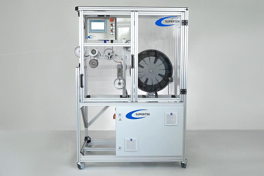 Fast Rewinding Machine for Optical Fiber Wires, Filaments and Fibers