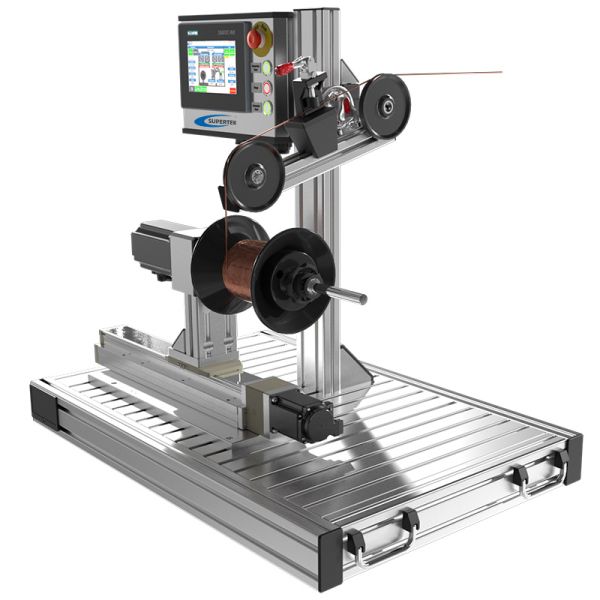 Bobinadora de mesa enrolladora