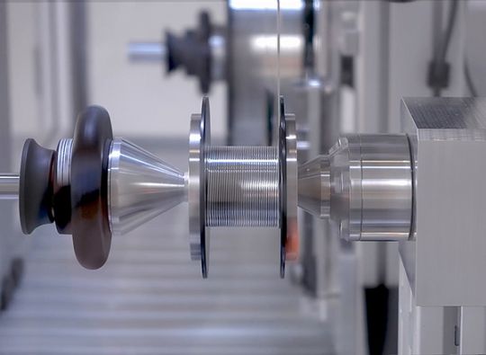 Schweißdraht-Umspulmaschine von Supertek für präzises Drahtwickeln